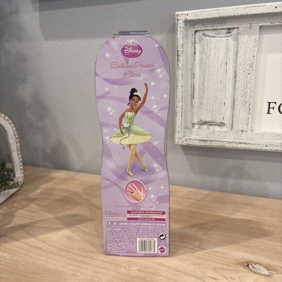 NEW in BOX Water & Ballerina Disney Mattel Fashion Girls Toy Doll Princess Tiana - Picture 9 of 9